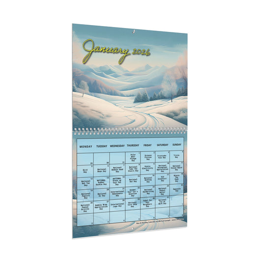 Wall Calendar - Fun Daily Celebration Calendar - Not-A-Holiday Calendar 2026