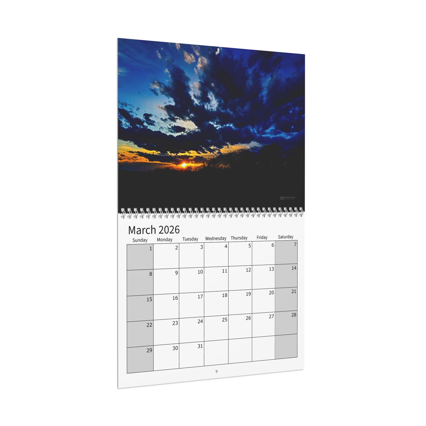 Wall Calendars (Sunday Start) - Photography Collection Everyday Skies